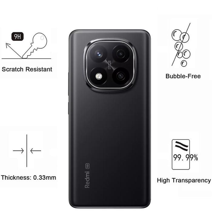 2 Films De Protection Caméra NOVAGO Pour Xiaomi Redmi Note 11/11s - Anti-rayures 9H, Mat, Anti-reflets