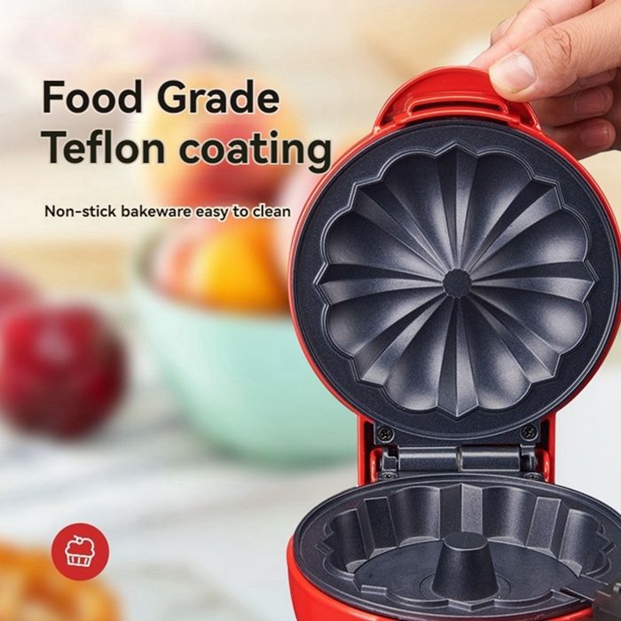 Mini Machine à Gâteaux électrique Double Face - Pour Cupcakes Et Gaufres - Revêtement Antiadhésif - Prise UE 220V