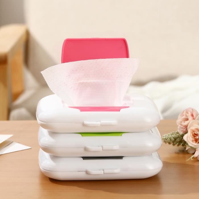 Distributeur De Lingettes Bébé Rechargeable - 2 Pièces - Pochette Étanche En EVA Pour Voyage