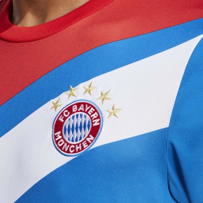 Maillot d chauffement Bayern Munich Adidas 22 23 Homme Bleu