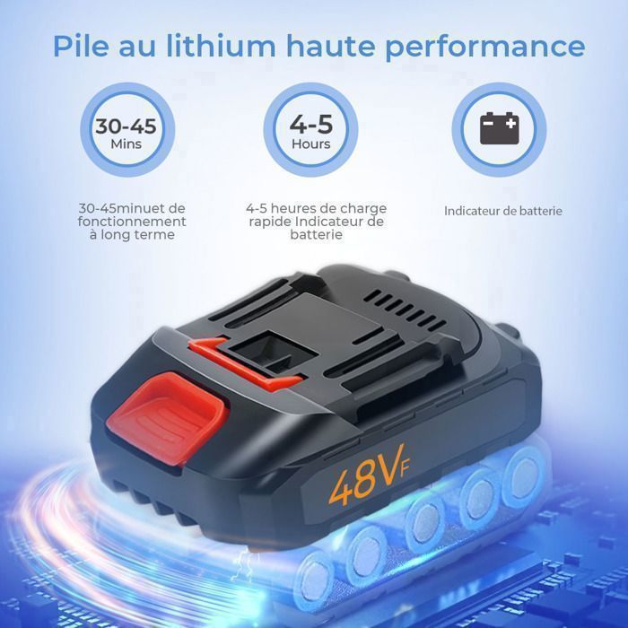 Lifeimpree 6-in-1 draadloze hogedrukreiniger, spuitpistool 300W met 2 accu's 35 bar - Cdiscount Bricolage_voghion.com