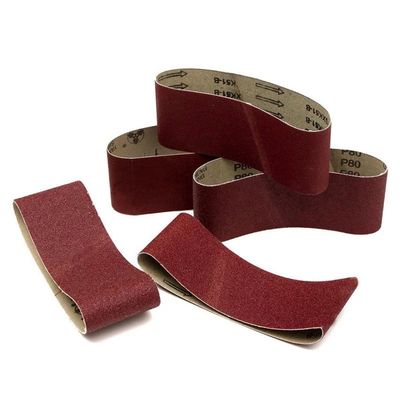 Lot De 35 Bandes Abrasives Corindon Zirconium 13 X 475 Mm - Grains 60/80/100/120/180/240/320, Pour Ponceuse à Bande