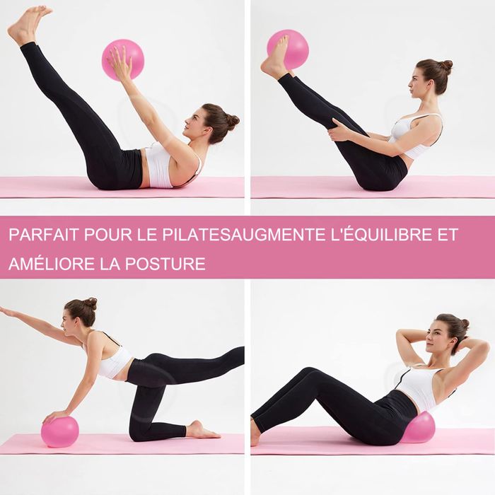 Petit Ballon De Gymnastique 20 Cm - Accessoire Pilates, Fitness Et Équilibre