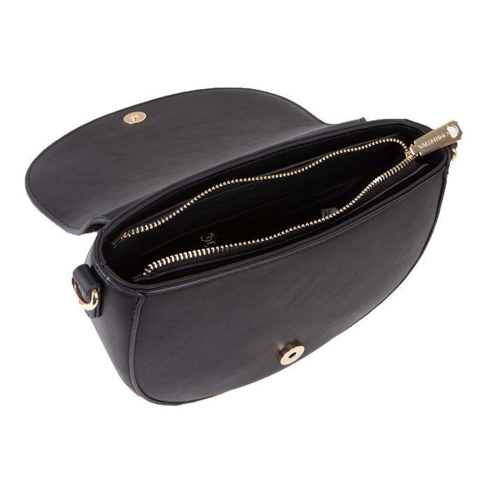 Sac Bandoulière Valentino Falak Re Crossbody - Noir (Nero), Neuf Avec étiquettes, 100% Polyuréthane