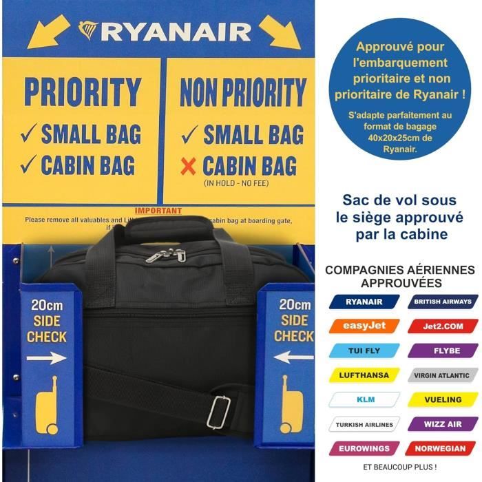 Petit sac de voyage 40 x 25 x 20 - Cdiscount