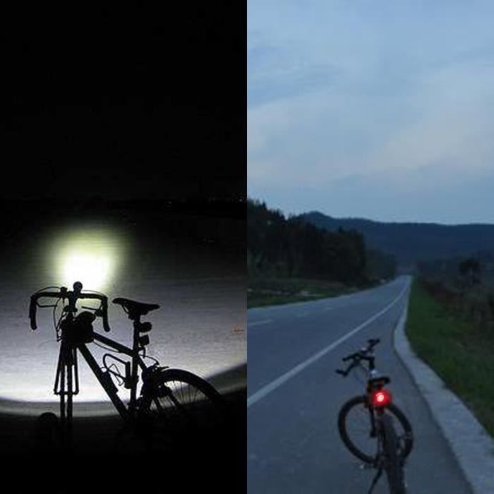 VGEBY Phare de vélo Extérieur étanche vélo vélo guidon lumière vélo