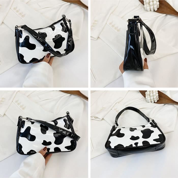 Petit Sac Bandouli re Femme Cuir PU Sac Main Fille avec Cha ne