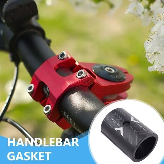 Kit De 5 Entretoises De Rehausse Pour Potence Vélo – Carbone – Noir – Vélo De Route