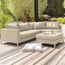 Salon Bas Modulable Alicante Sable En Aluminium Achat Vente
