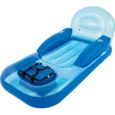 Matelas gonflable plage piscine Collerz lazy cooler loung - Bestway UNI Bleu Moyen-0