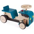 Porteur Tracteur - JANOD - Jouet en bois pour enfants de 18 mois - 4 roues en caoutchouc-0