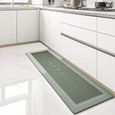 Tapis De Sol Antidérapant Long De Cuisine, Super Absorbant l'eau Et l'huile, Tapis Lavable Et à