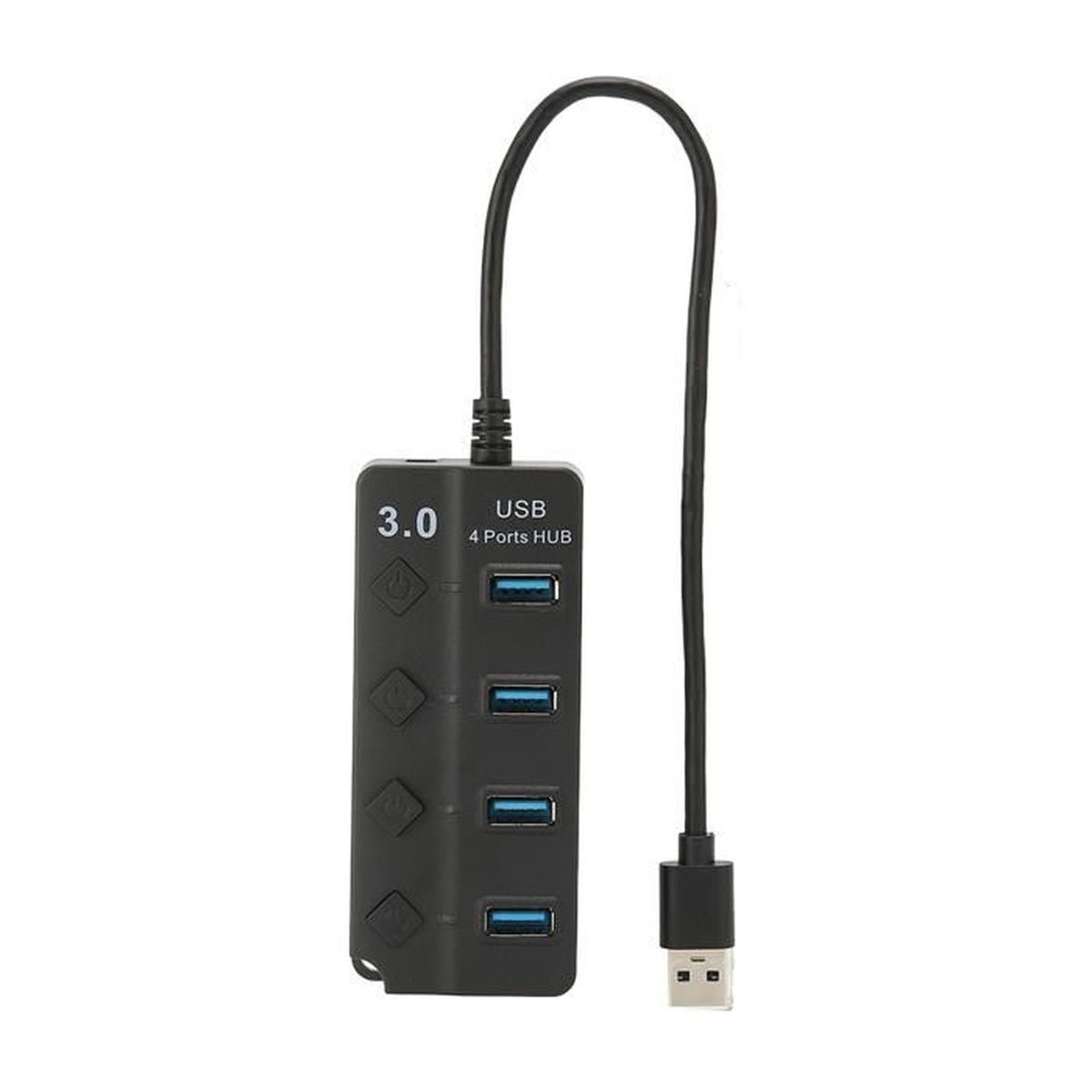 HENHUB USB 3.0 HUB 4 Ports Maximum 5 Gbps Transmission Stable Plug