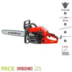 KNEIPP Tronçonneuse thermique professionnelle 62cc 3,2cv guide Oregon 50 cm anti vibration DUNSCH DU32615-50C