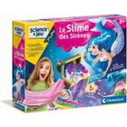 Clementoni - Science & Jeu - Kit scientifique pour fabriquer du slime sirène - A partir de 8 ans