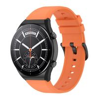 ( orange ) Bracelet de montre en silicone, 22 mm pour Xiaomi Watch S1 / MI Watch Sport / Garmin Venu 2 / Huami Amazfit GTR 3