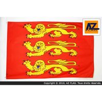 Drapeau Haute-Normandie - AZ FLAG - 150x90cm - Rouge - Adulte - Multisport