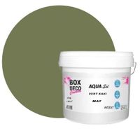 Peinture Sol extérieur/intérieur acrylique haute résistance aspect mat Aqua Sol Vert kaki - 15Kg / 150m/2