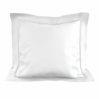 Taie d'oreiller en coton 63x63 cm PERCALE blanc, par Soleil d'ocre