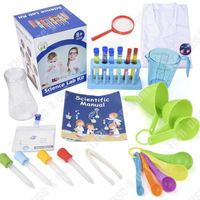 TD® Version anglaise de l'expérience scientifique de l'école élémentaire pour enfants définie des jouets de matériaux faits à la