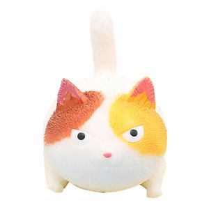 Balle anti-stress en forme de chat - ZUUKO - Lot de 3 - Squishy - 8,5x6