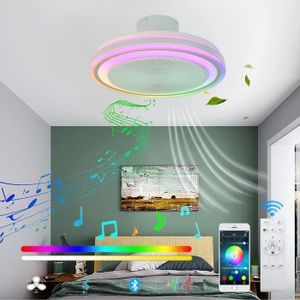 VENTILATEUR DE PLAFOND Intelligent Ventilateurs de Plafond avec Lampe Blu