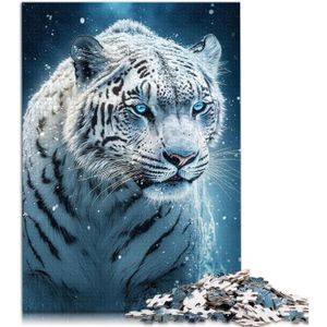 PUZZLE Adultes Puzzles Cadeaux Tigre Blanc majestueux Puz