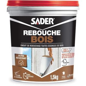 TRAITEMENT MEUBLE BOIS Sader Rebouche Bois En Pâte – Enduit De Rebouchage