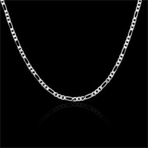 Acier Inoxydable 2 mm large Hommes Femmes 16/" 36/" pouces Chaîne Longue Argent Collier nouveau