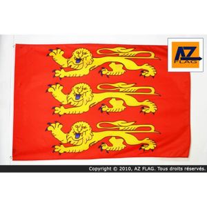 DRAPEAU - BANDEROLE Drapeau Haute-Normandie - AZ FLAG - 150x90cm - Rouge - Adulte - Multisport