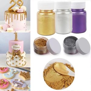 Paillettes Alimentaires Comestibles pour Pâtisserie: Or, dorée, bleu, rose  gold, pigment pour gâteau