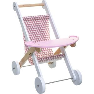 poussette poupee en bois