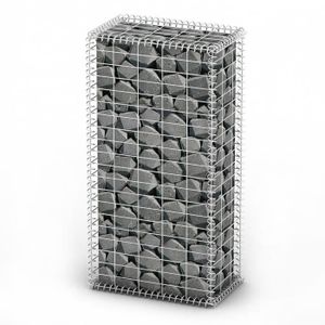 CLÔTURE - GRILLAGE Panier de gabion ESTINK - 100 x 50 x 30 cm - Fil galvanisé 3,5 mm - Pour murs de soutènement