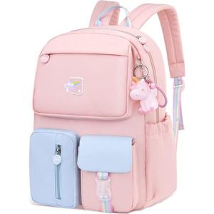 SAC À DOS Cartable pour Filles Mignon Licorne Pendentif Sac 