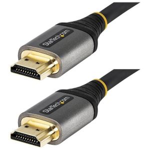 Câble HDMI 2.1 8K - 1 Mètre - 48Gbps, 48Gbps Haute Vitesse 3D 8K60 4K120  144Hz Câble
