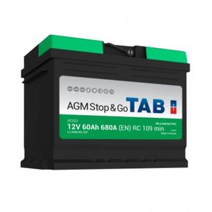 BATTERIE VÉHICULE Batterie de démarrage TAB Startamp;Stop AGM L2 AG6