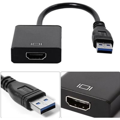 Adaptateur USB 3.0 Vers HDMI - Convertisseur DisplayPort Pour PC Windows - Étendre L'écran Jusqu'au 1080p - Solution Multi-écran - 5