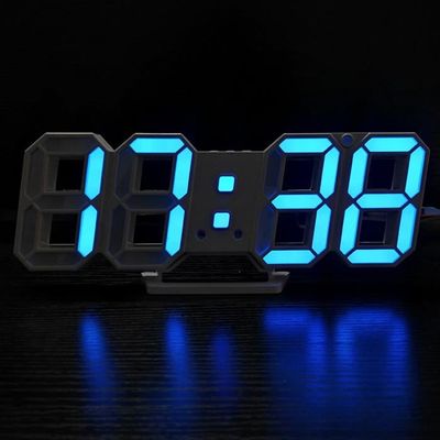 Led Horloge Numerique Table Bureau Nuit Mur 24 12 Heure Affichage