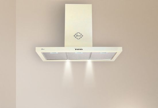 Hotte Aspirante Murale Gurari 90 Cm - 1000m³/h - Inox - 3 Vitesses - LED - Mode Recirculation
