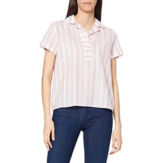Chemisier blouse liquette Mexx 73412 Chemise Femme Orange Cdiscount Pret a Porter
