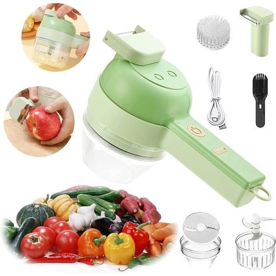 Robot Culinaire Coupe-Légumes Électrique - Kit Accessoires En Acier Inoxydable Pour TM5 TM6, Hachoir Professionnel Haute Efficacité