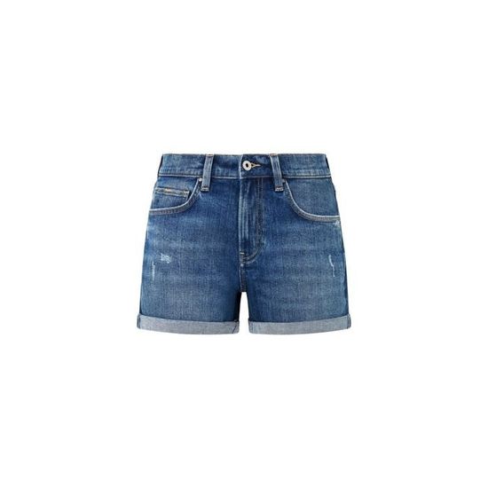 Short straight ceinturé jean vert kaki femme Short straight ceinturé jean vert kaki femme