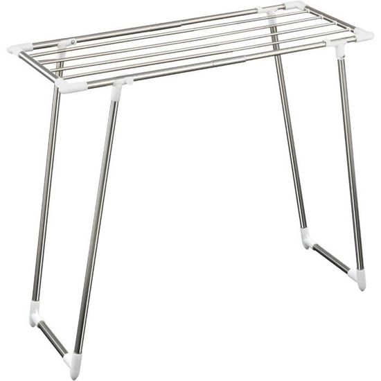 Maximex Séchoir À Linge Télescopique Extensible Pour Douche Et Baignoire Avec Barre De Séchage