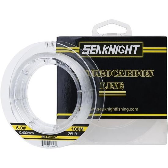KIMERA MT 50 Fil De Pêche Fluorocarbone Cristal 0.25 - 100% Invisible Et Résistant