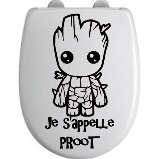 Sticker Fun Abattant WC GROOT 1 Cdiscount Bricolage