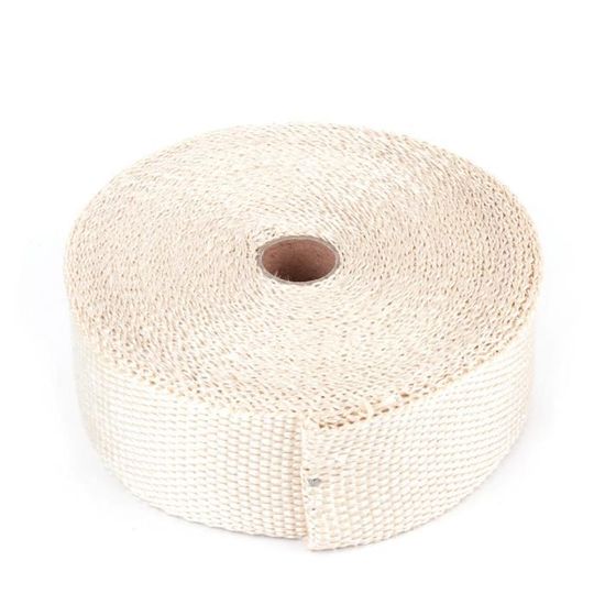 EBTOOLS Isolation Thermique D'échappement Enveloppe De Caloduc D'échappement Titane 10M X 50MM