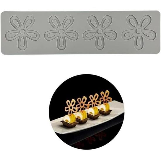 Moule à Gâteau En Silicone Relief “Cadre Européen” – Motif Dentelle Florale Pour Fondant, Chocolat, Pâtisserie