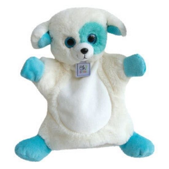 Histoire d/'Ours Doudou marionnette chat blanc rose 22 cm Peluche bébé fille NEUF