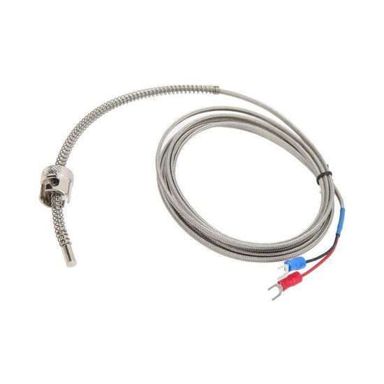 5 Sondes Thermocouple Type K – Longueur 3 M, Plage -50°C à +400°C – Compatible TM902C, TES1310