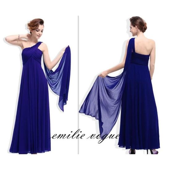 robe grossesse bleu roi